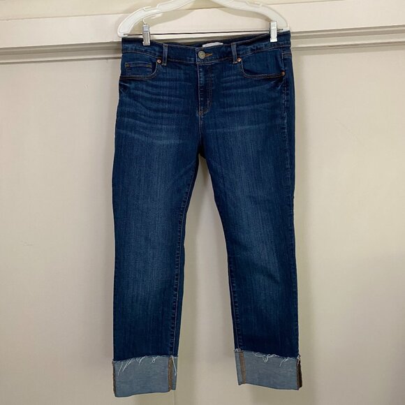 Loft modern straight jeans, "made with love", size 31/12 - Picture 1 of 16